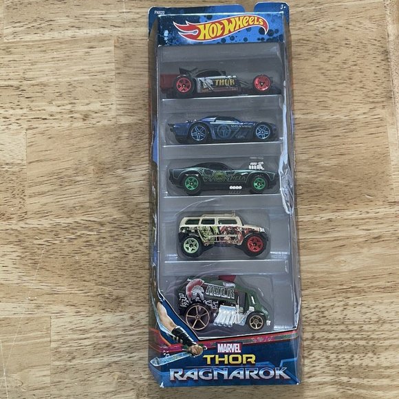 Marvel Toys Marvel Thor Ragnorok Hot Wheels Toy Car Pack Set Thor Hulk Hela Valkyrie Poshmark